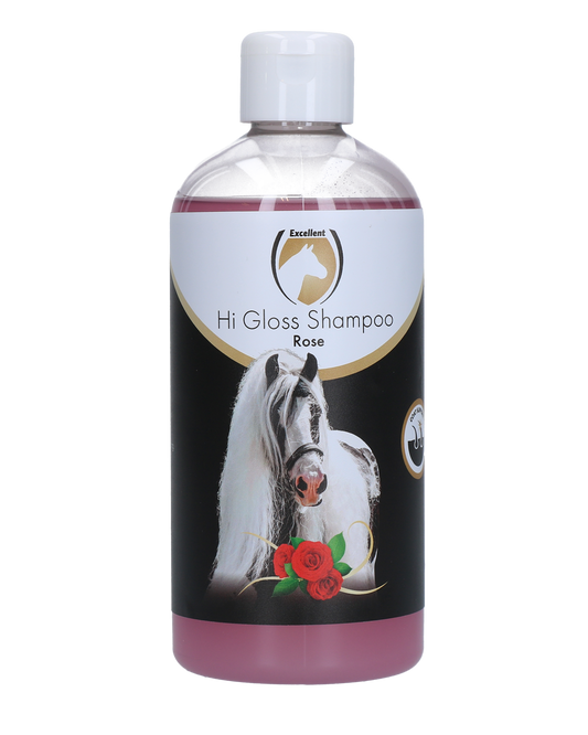 Excellent Horse Hi Gloss Shampoo Rose 500 ml – Schimmernder Glanz Für Fell Und Haut
