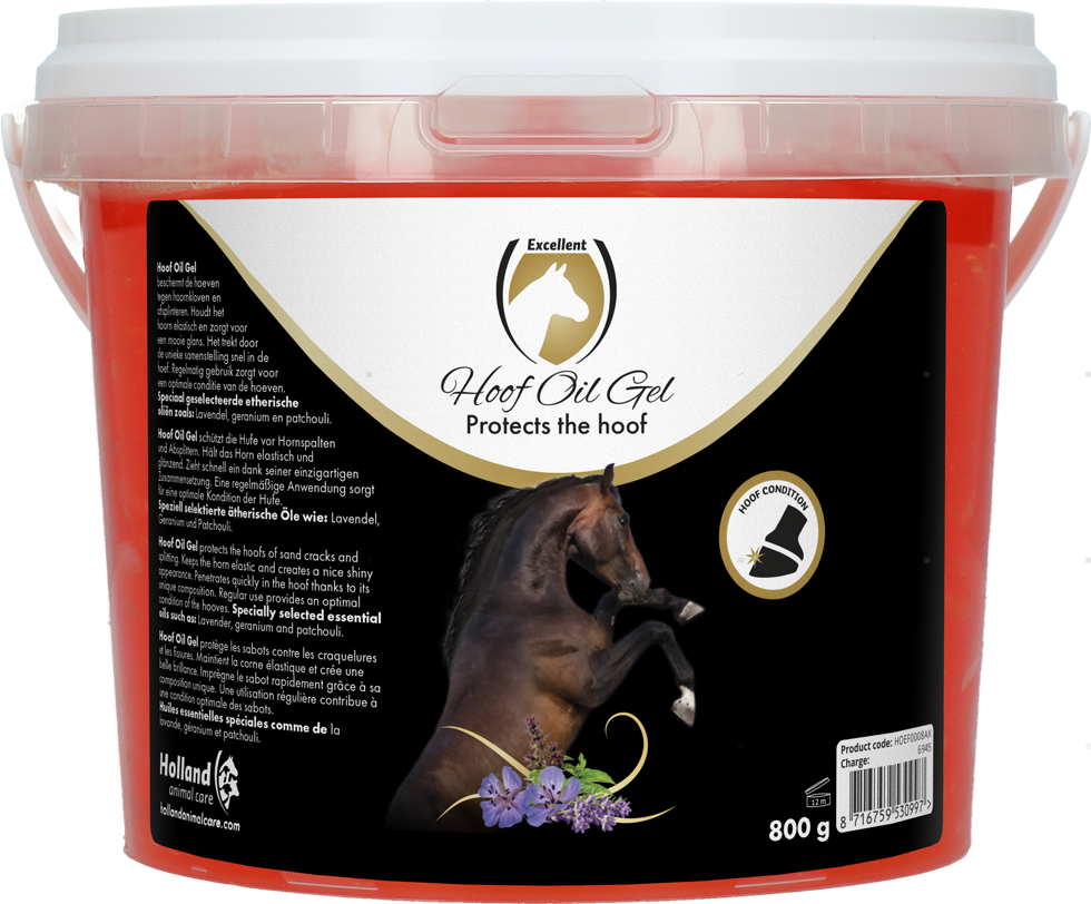 Excellent Huföl Gel 800 g – Schützt Vor Hornspalten Und Hält Hufe Glänzend