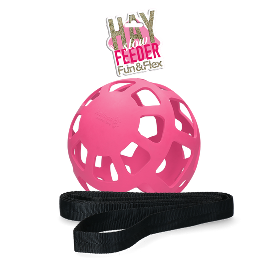 Hay Slow Feeder Fun & Flex Rosa – Langsame Fütterung Für Pferde