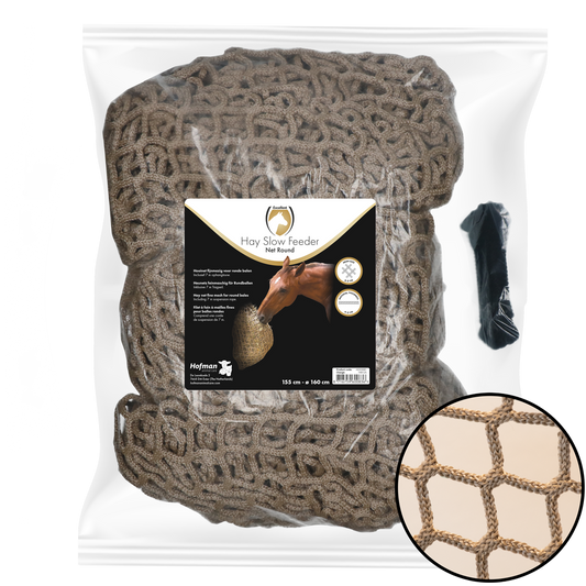Hay Slow Feeder Net Rundballen – Starkes Feinmaschiges Heunetz ??? Langsame Fütterung