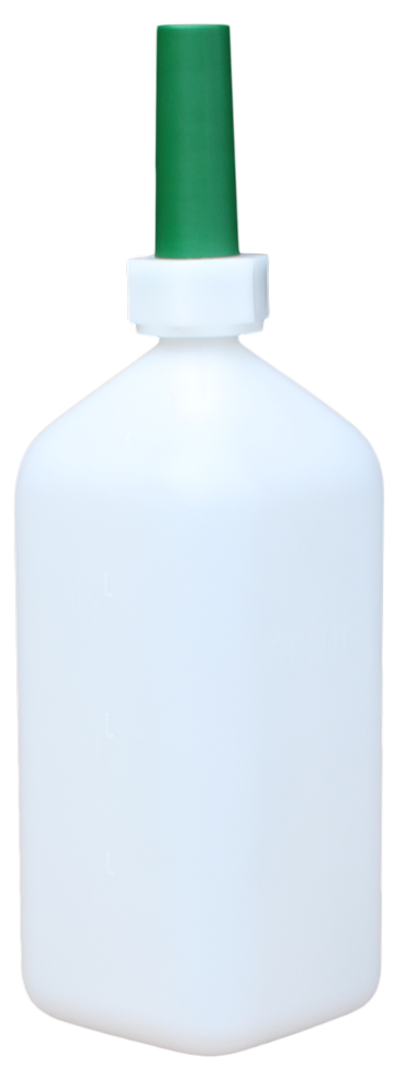 Gewa Eingabeflasche Kuh/Kalb 2 l – Ideale Flasche für Magen- und Stop-Pulver