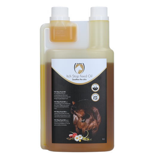 Excellent Horse Itch Stop Feed Oil 1 l – Einzigartige Mischung Für Hautpflege