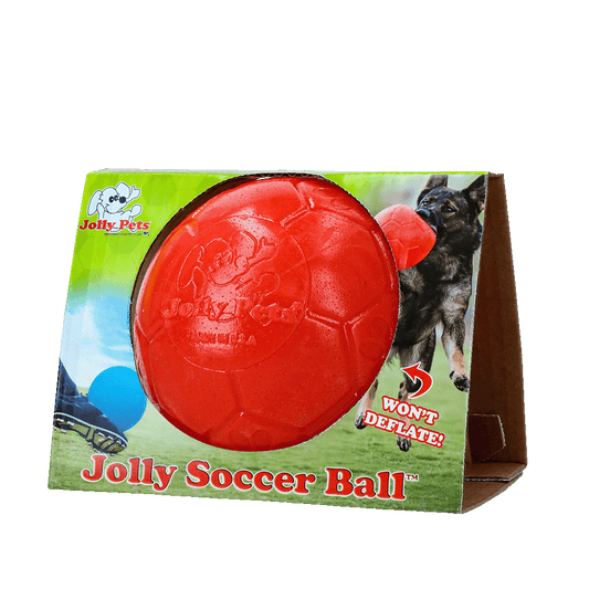 Jolly Jolly Soccer Ball Orange S – Bissfestes Und Schwimmfähiges Hundespielzeug
