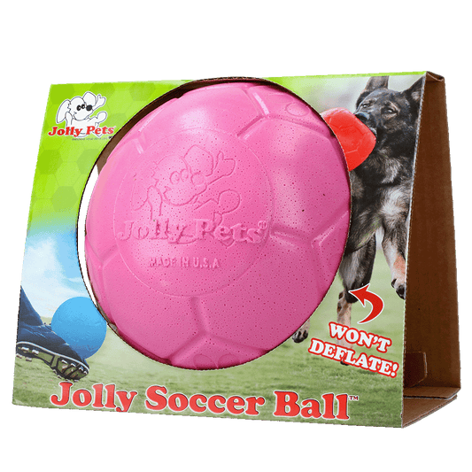 Jolly Soccer Ball Rosa L – Bissfestes Material Für Gesunden Spielspaß