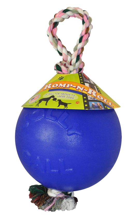 Jolly Romp-n-Roll Blau S – Spielzeug Zum Apportieren Und Zahnpflege