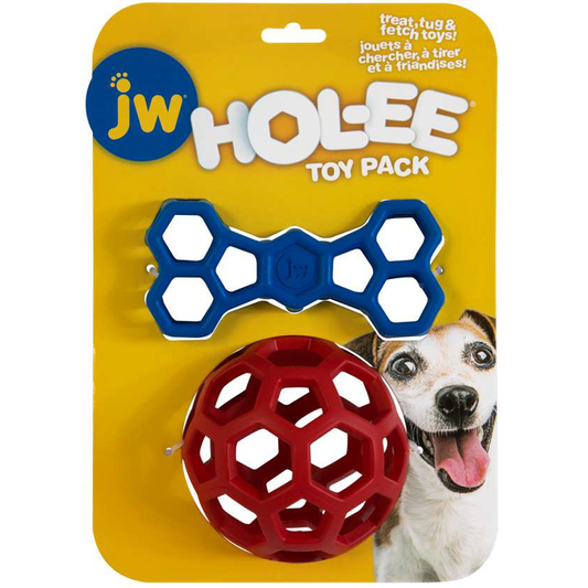 JW Hol-ee Duo – Strapazierfähiges Naturkautschuk Spielzeug für Apportierspiele
