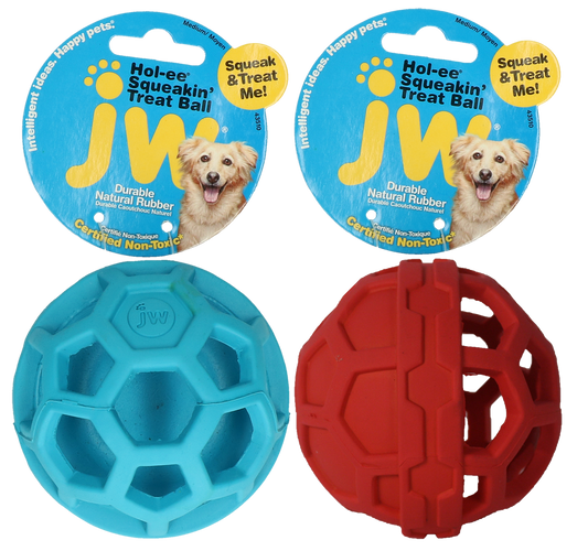JW Treat N Squeak Ball M – Quietscher Mit Belohnungsfunktion