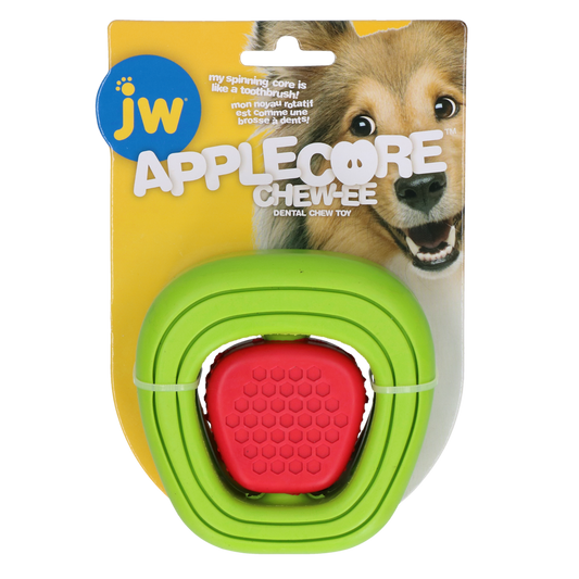 JW Apple Core Chew-Ee – Rotierender Kern Für Zahnpflege Und Leckereien