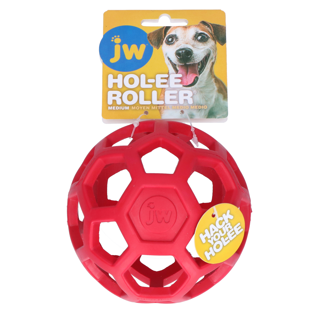 JW Hol-ee Roller Medium Rot – Perfekt Für Apportierspiele