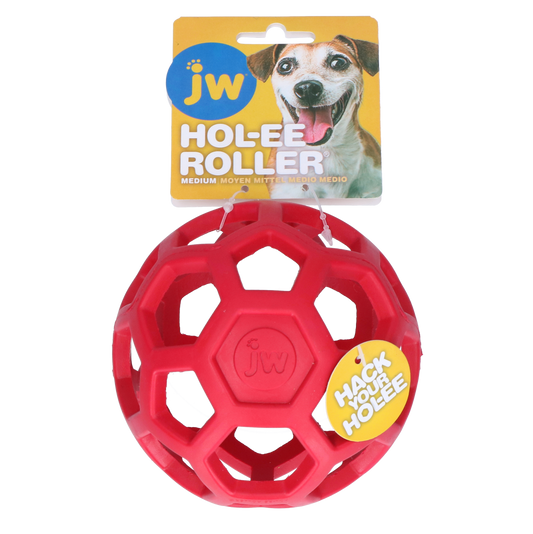 JW Hol-ee Roller Medium Rot – Perfekt Für Apportierspiele