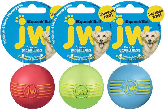 JW iSqueak Ball S – Lauter Quietscher Für Extra Spielvergnügen