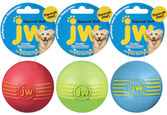 JW iSqueak Ball M – Lauter Quietscher Für Extra Spielvergnügen