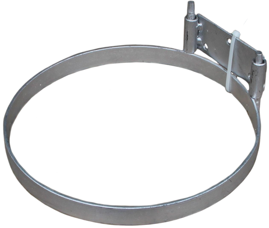 EimerPro Eimerhalterung Verzinkt Rund 28 Cm – Ideal Für Wandmontage
