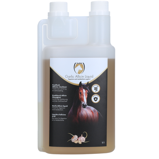 Excellent Horse Knoblauch Allicin Flüssigkeit 1 l – 100 Prozent Natürliches Futtermittel