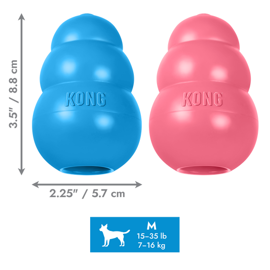 KONG Puppy M Blau