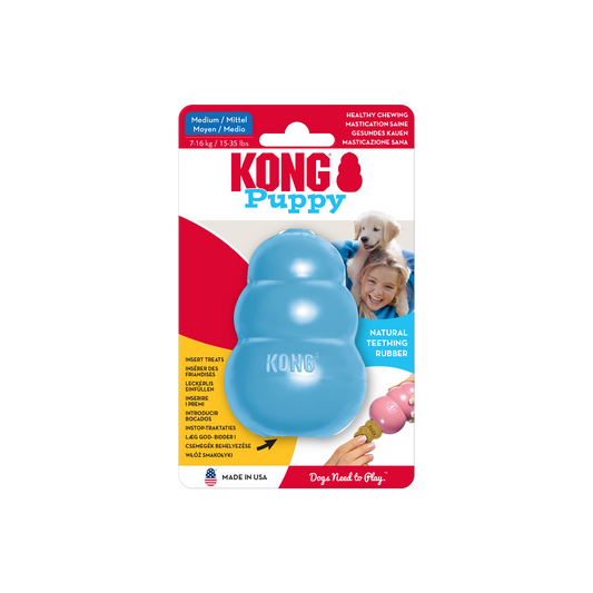 KONG Puppy M Blau