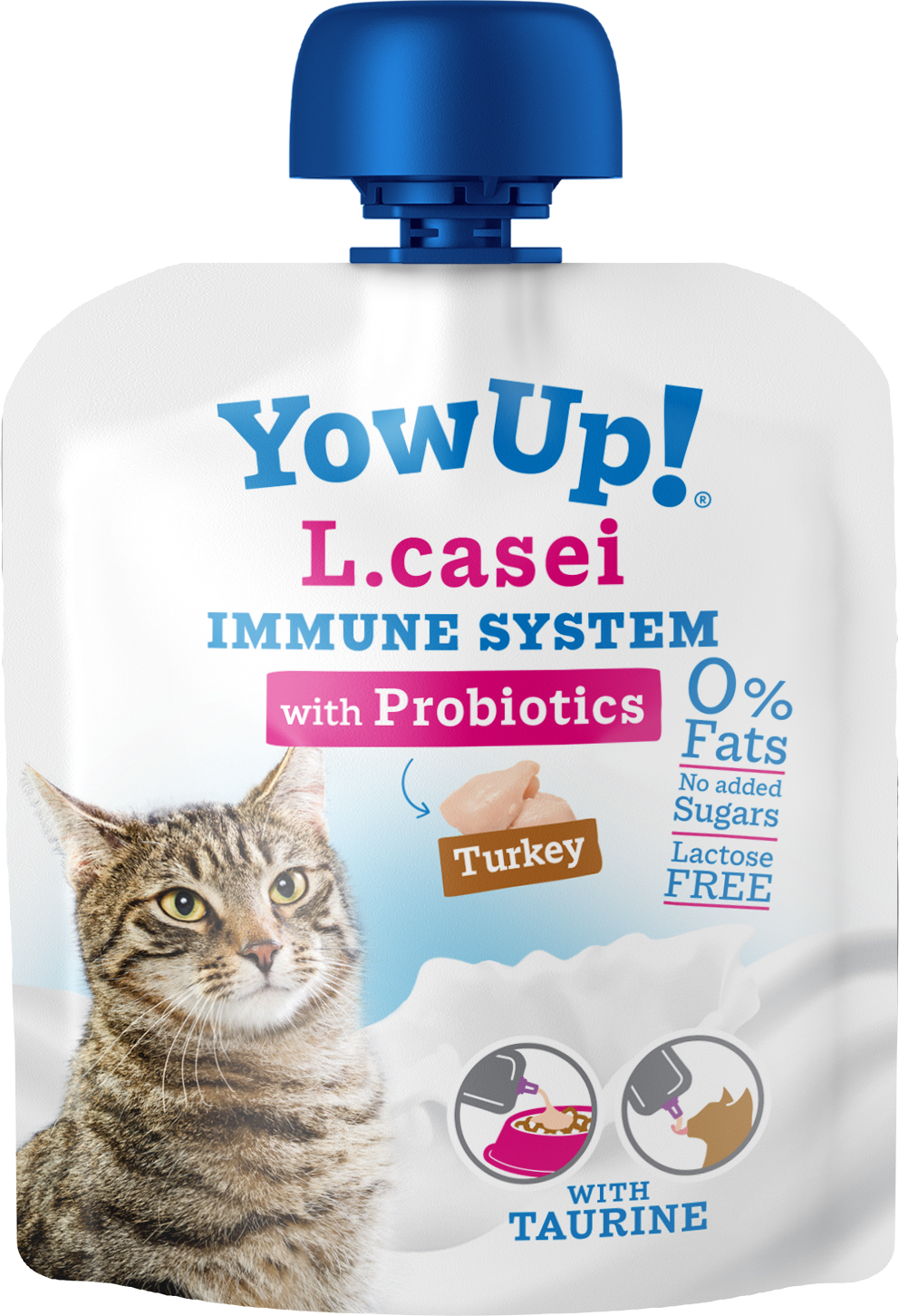 YowUp! L. Casei Immunsystem Türkei Katze – Millionen Aktive Probiotika für Verbesserte Gesundheit