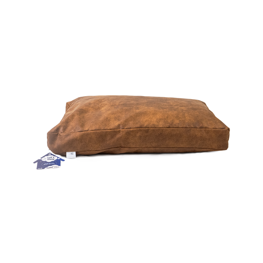Let's Sleep Plush Pillow Hundebett L Cognac – Weich Und Bequem Für Entspannende Ruhezeiten