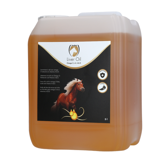 Excellent Horse Lebertran 5 l – Reich An Omega-3-Fettsäuren Und Vitaminen
