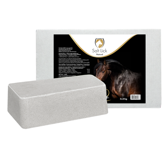 Excellent Salt Lick Naturel – 100 Prozent Reines Steinsalz für Pferde