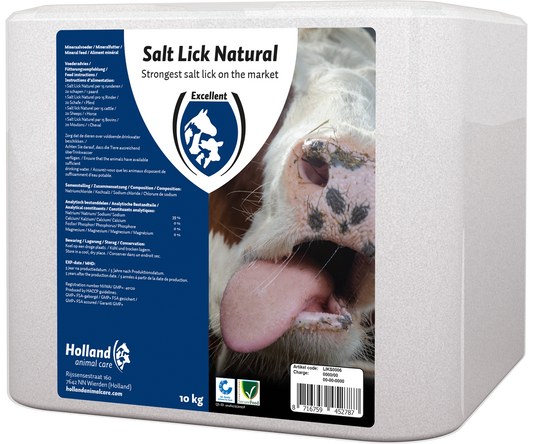 Excellent Leckstein Naturell 10 kg – Höchste Qualität aus Natürlichem Steinsalz
