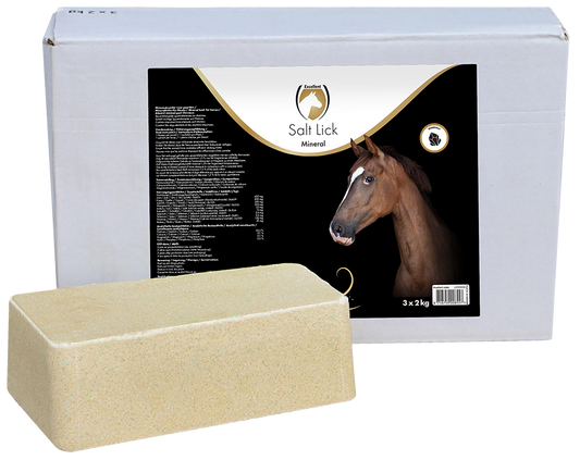 Excellent Horse Salzleckstein Mineral 3 x 2 kg – Ideal Für Salz-Und Spurenelementebedarf