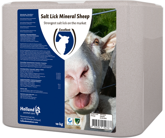 Excellent Leckstein Mineral Schaf 10 kg – Natürliche Mineralien Für Gesunde Schafe