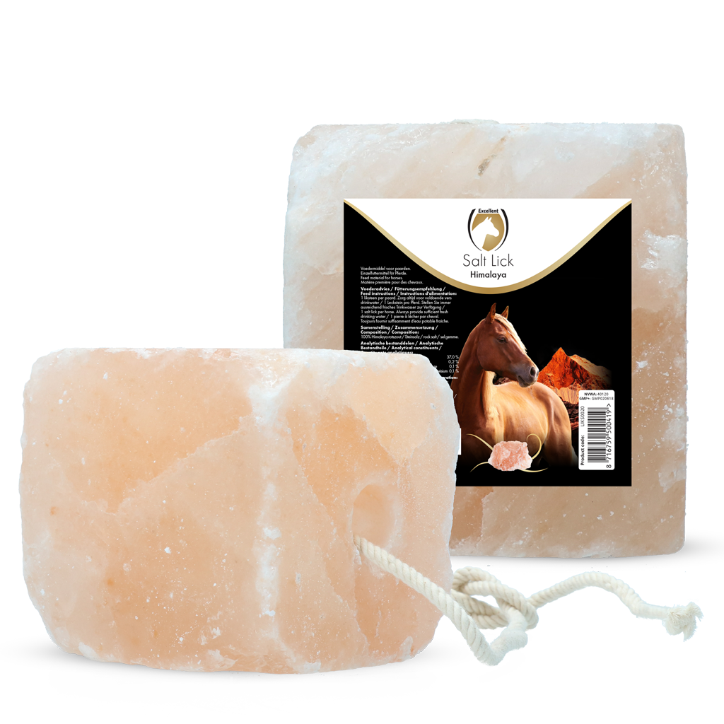 Excellent Horse Himalaya Salzleckstein 2-3 kg – Natürliche Mineralienversorgung