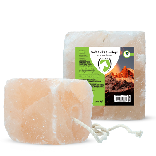 Excellent Horse Himalaya Salzleckstein 3-4 kg – Reich an Mineralien und Spurenelementen