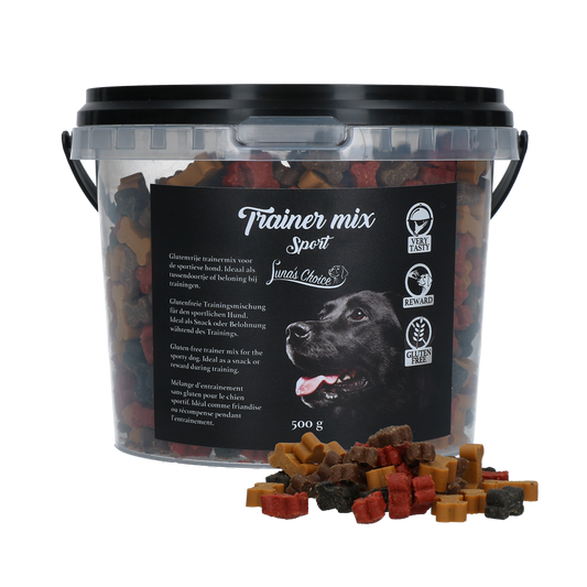 Luna's Choice Trainer Mix Sport – Glutenfreie, Halbfeuchte Hundesnacks mit Hühnchen
