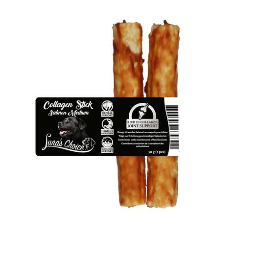 Luna's Choice Kollagen Kau-Sticks Lachs – Unterstützt Gelenke und Hautgesundheit