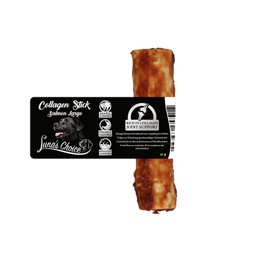 Luna's Choice Kollagen Kau-Sticks Lachs – Unterstützt Gelenke und Haut