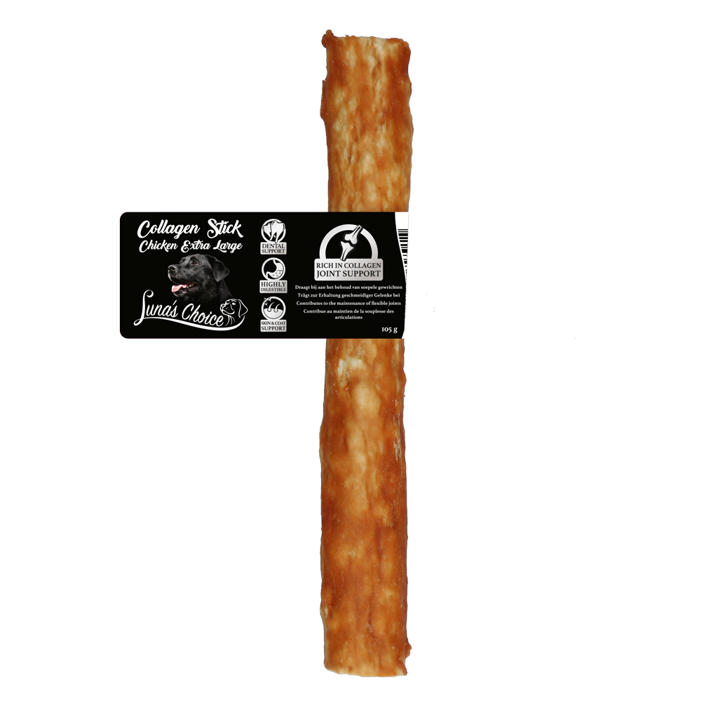 Luna's Choice Kollagen Chews Stick Huhn XL – Unterstützt Gelenke und Haut
