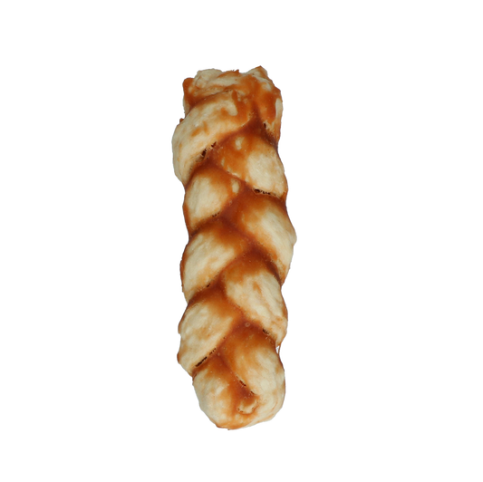 Luna's Choice Kollagen Kausticks Braid Huhn – Unterstützt Gelenke und Haut