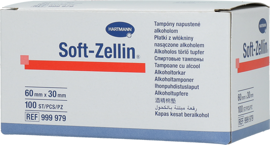 Hartmann Soft-Zellin Alkohol Zitzen Tupfer – Effektive Reinigung für Zitzenöffnungen