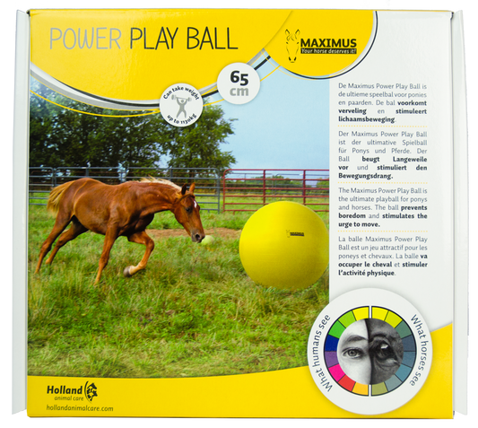 Maximus Power Play Ball 65 cm – Fördert Bewegung Und Spielspaß Für Pferde