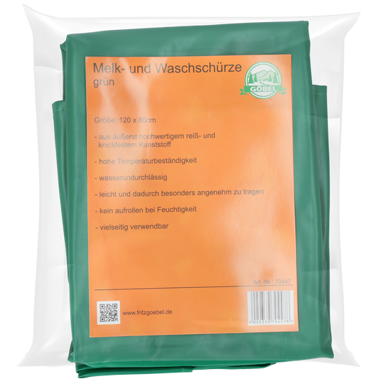 AgrarPro Milch- und Wasserschürze – Multifunktional und Wasserdicht 80 x 120 cm Grün