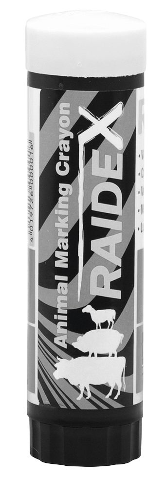 Raidex Viehzeichenstifte Weiß – Original Drehbar für Präzise Markierungen