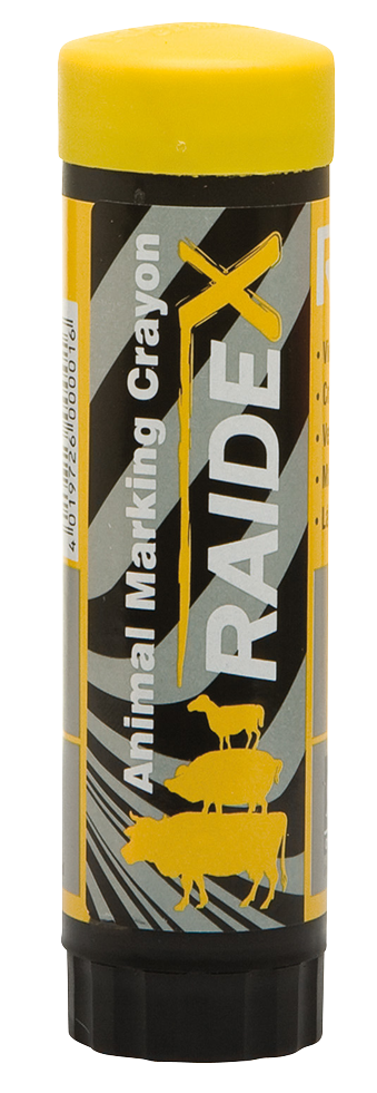 Raidex Viehzeichenstifte Gelb – Drehbarer Original Viehzeichenstift