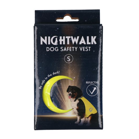Nightwalk Sicherheitsweste Gelb S – Hohe Sichtbarkeit Bei Dunkelheit