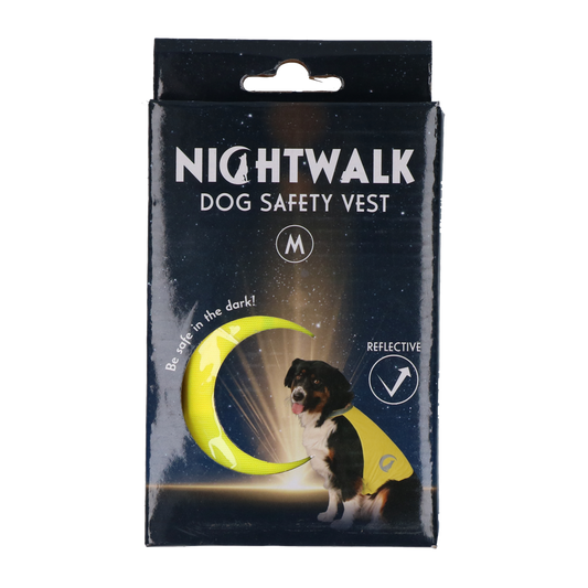 Nightwalk Sicherheitsweste Gelb M – Hohe Sichtbarkeit Bei Dunkelheit