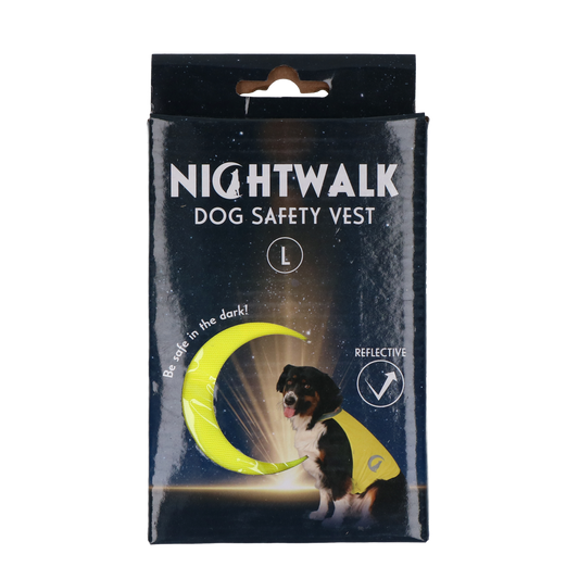 Nightwalk Sicherheitsweste Gelb L – Hohe Sichtbarkeit Bei Dunkelheit
