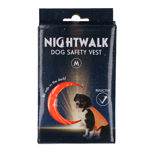 Nightwalk Sicherheitsweste Orange M – Hohe Sichtbarkeit Bei Dunkelheit