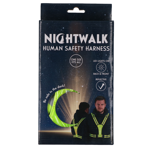 Nightwalk Sicherheitsgeschirr Gelb – Maximale Sichtbarkeit Für Sicherheit