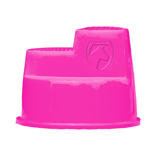 Excellent Horse Aufstiegshilfe 3 Stufen Rosa – Rutschfeste und Sichere Nutzung