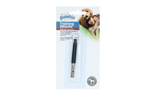 Pawise Hundetrainingspfeife Schwarz – Individuell Einstellbare Frequenz für Effektives Training
