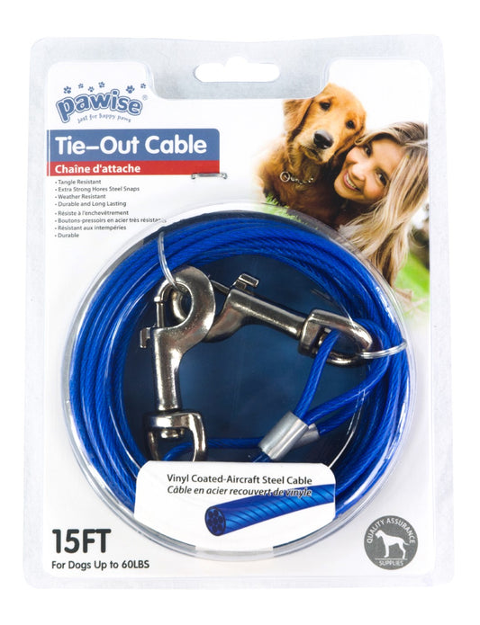 Pawise Tie Out Kabel 5 m – Wetterbeständig Und Langlebig
