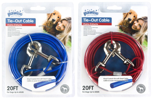 Pawise Tie Out Kabel 7 m – Wetterbeständig und Langlebig