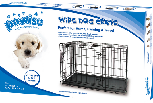 Pawise Wire Dog Crate M – Robuste und Sichere Hundebox