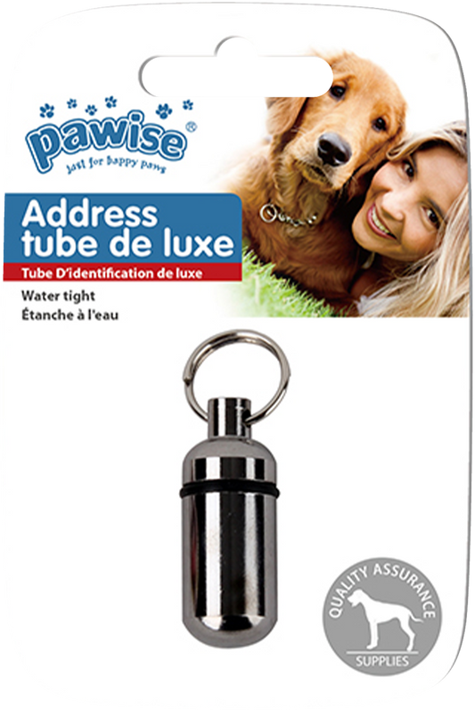 Pawise Adress Tube De Luxe – Wasserdicht und Einfach Befestigen